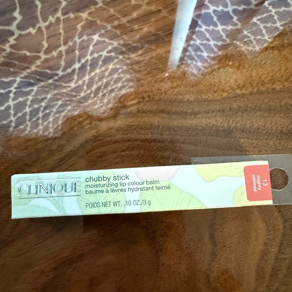 New! Clinique Chubby Stick Tinted Lip Balm in Shade Mighty Mimosa - Picture 3 of 4